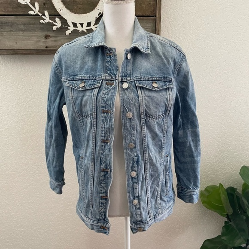 Madewell G5117 denim jean‎ jacket 100% cotton ladies XS
